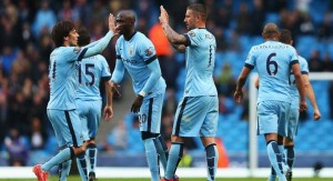 مانشستر سيتي يفوز علي استون فيلا و يصعد لوصافة الدوري الانجليزي